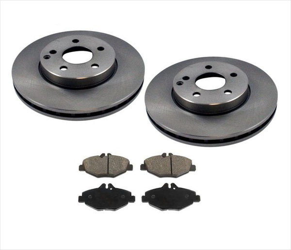 Fits For Base Model 03-09 E320 Rear Wheel Drive Front Disc Brake Rotors & Pads