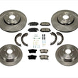 Front & Rear Disc Rotors Ceramic for Acura RDX 13-18 8pc Kit