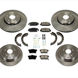 Front & Rear Disc Rotors Ceramic for Acura RDX 13-18 8pc Kit