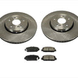 Front Disc Rotors Ceramic for Acura RDX 3pc Kit 13-18