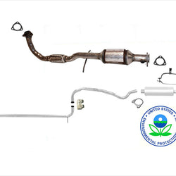 For 00-02 SL1 Saturn SOHC Federal Emissions Converter REAR YOUR EMISSION LABEL