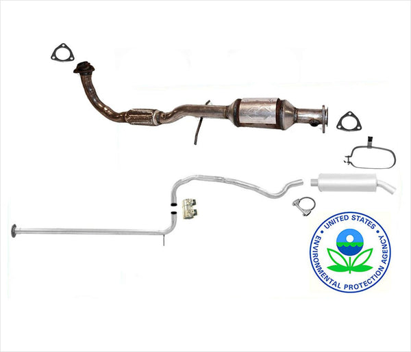 For 00-02 SL1 Saturn SOHC Federal Emissions Converter REAR YOUR EMISSION LABEL