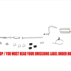 96-99 SL1 Series SOHC Pipe Converter Exhaust System Fed Emiss READ YOUR LABEL