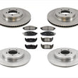 Fits For 2003-05 Lincoln Aviator Front & Rear Brake Rotors & Pads 6Pc