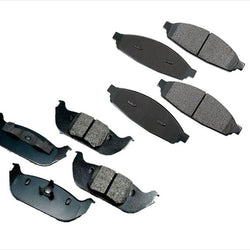 Fits Lincoln Aviator 2003-2005 Set of Front & Rear Metallic Brake Pads