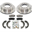 REAR Brake Rotors Pads Parking Shoes Springs for 10-20 GX460 10-20 4 Runner 4Pc