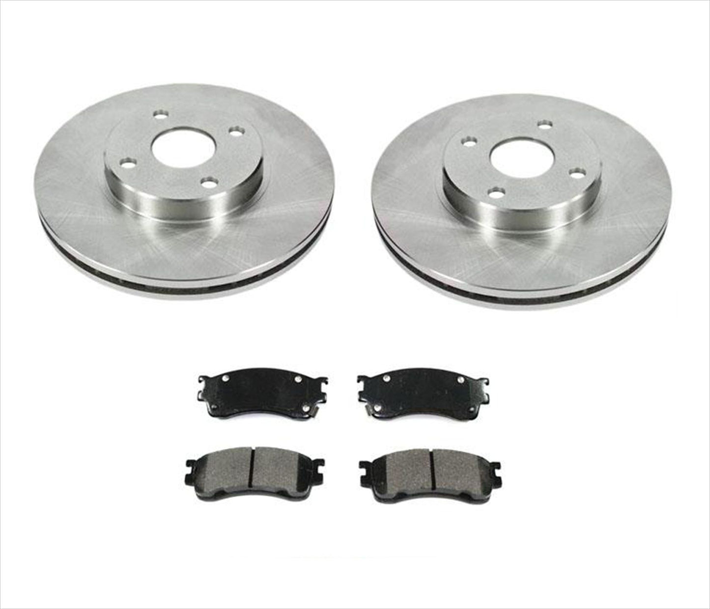 Para Mazda 01-03 Protege 2.0 Pastillas de rotores de freno delantero solo modelos con tambores traseros