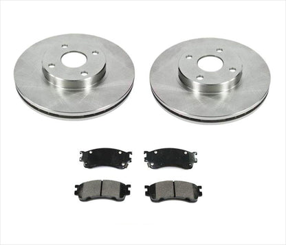 Para Mazda 01-03 Protege 2.0 Pastillas de rotores de freno delantero solo modelos con tambores traseros