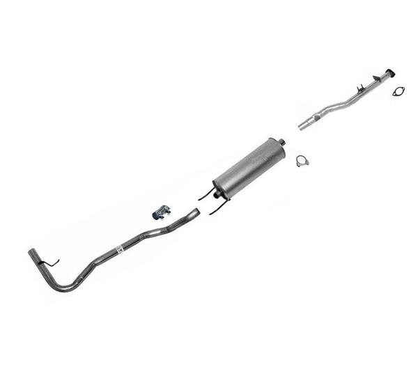 Sistema de escape Emisiones federales para Toyota Tacoma 2.4L 103" Base entre ejes 98-00