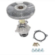 For 04-12 Chevrolet Colorado 2.8L 2.9L Water Pump Fan Clutch Belt & Tensioner