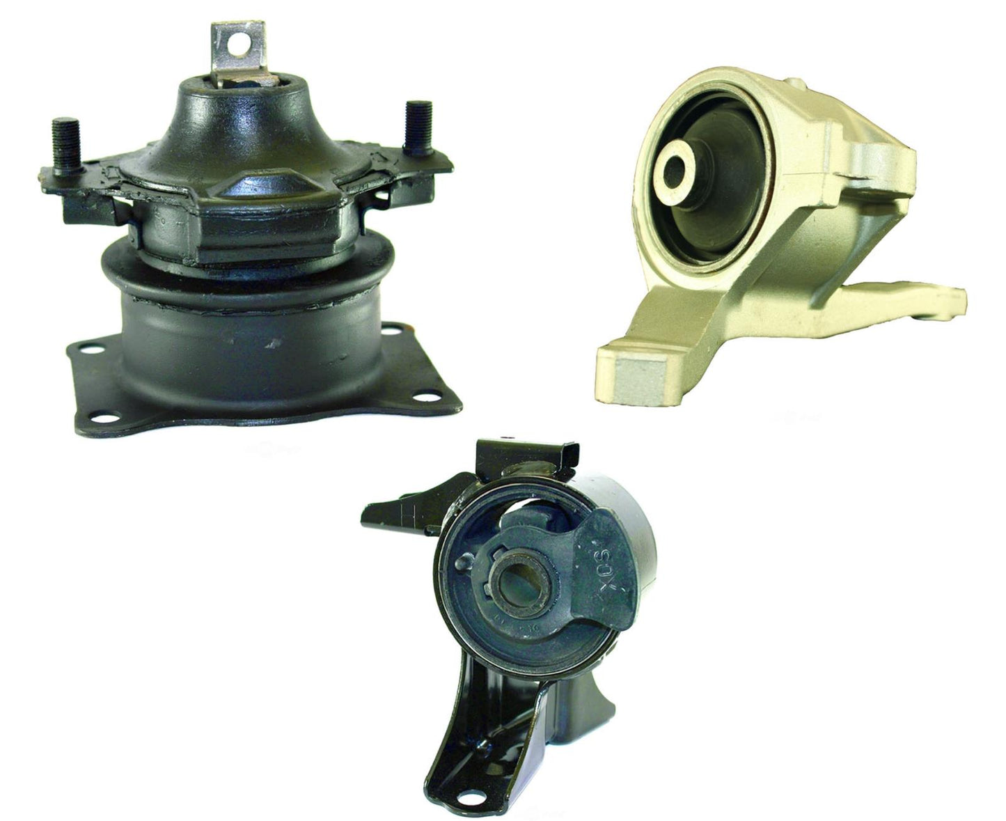 For 2007-2009 Acura MDX 3.7L Front Left & Right Mounts W Transmission Mount 3pc
