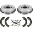 Rear Brake Drums & Shoes & Brake Springs for 2000 2001 2003 04 2005 Toyota Echo