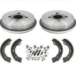 Rear Brake Drums & Shoes & Brake Springs for 2000 2001 2003 04 2005 Toyota Echo