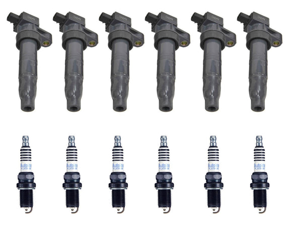 Direct Ignition Coils W Platinum Spark Plugs 12pc For Hyundai Sonata 06-08 3.3L