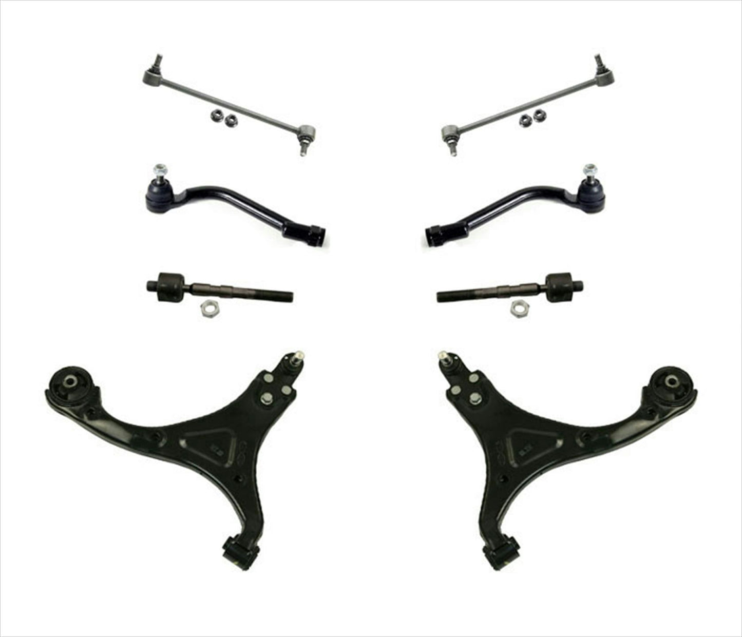 Lower Control Arms Tie Rods & Links For Sonata 2011-2014 W/O Sport Suspension