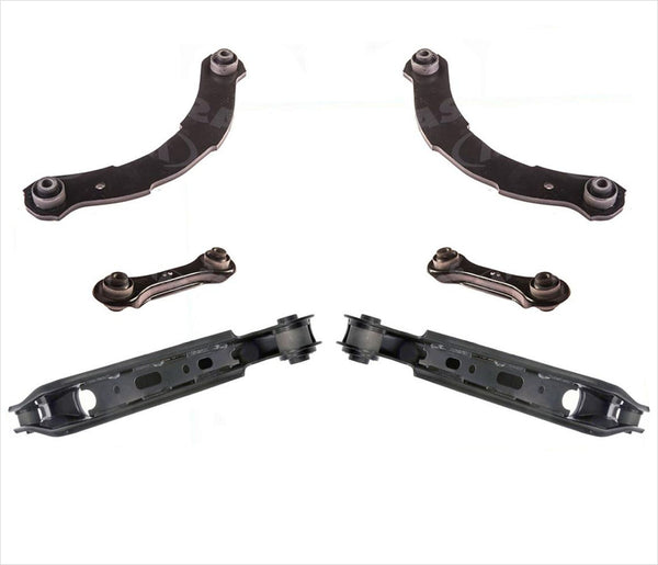 Rear Upper & Lower Control Arms for 08-14 Mitsubishi Lancer 6PC Kit