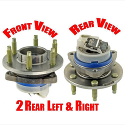 1 Pair of 6 Stud Rear Wheel Hub Bearing Assembly for Cadillac 04-09 SRX (2)