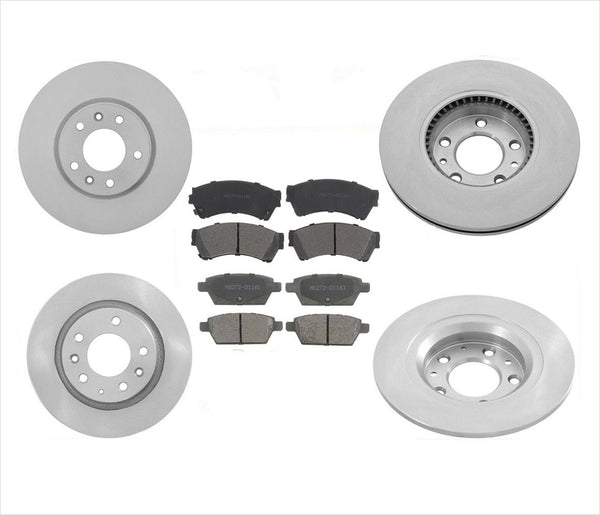 For 06-13 Mazda 6 Non Turbo 06-12 Fusion Brake Rotors & Ceramic Brake Pads 6pc