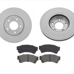 Fits For 06-12 Ford Fusion Front Brake Rotors & Ceramic Brake Pads