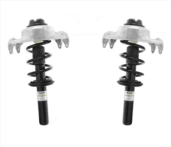 Front Complete Non Electronic Coil Spring Struts Up Mounts For 09-16 Audi A4