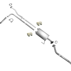 Sistema de escape silenciador para Nissan Titan 07-15 Crew Cab base de rueda de 159,4 pulgadas