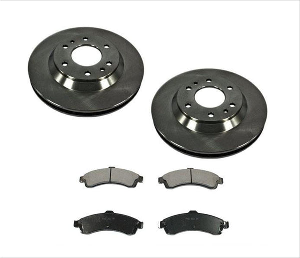 For 02-05 Trailblazer Standard 113 Inch Wheel Base 4.2L Front Brake Rotors Pads