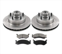 For 85-97 Dodge B1500 Vans With Rear ABS Braking System Brake Rotors & Pads
