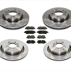 Fits for 05-07 Land Rover LR3 4.0L V6 Frt & Rr Brake Disc Rotors Ceramic Pads 6P