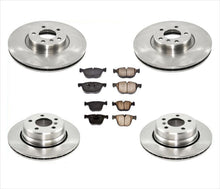 Fits For 07-10 BMW 4.8L V8 X5 Frt & Rear Disc Brake Rotors & Pads 6pc - Photo 1