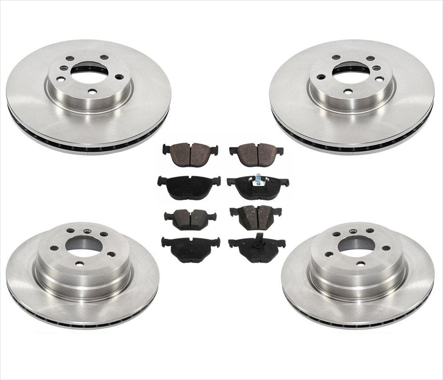 Compatible con pastillas de freno y rotor de freno delantero y trasero con motor de gasolina BMW X5 3.0L 2007-2014.