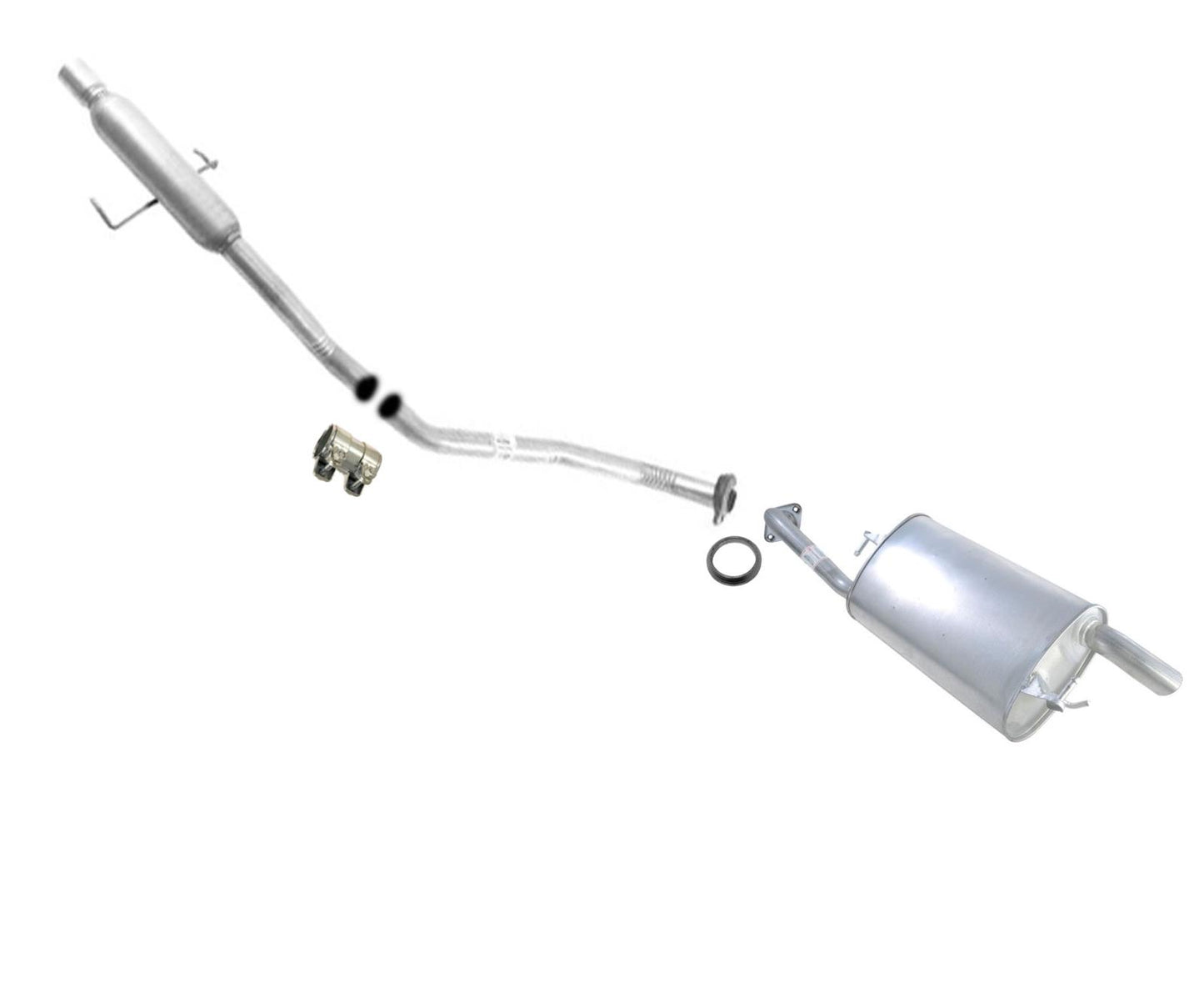 Junta del silenciador del tubo de extensión del sistema de escape solo para 09-10 XRS Corolla 2.4L