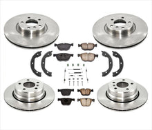 Fits For 07-10 BMW 4.8L V8 X5 Frt & Rear Disc Brake Rotors & Pads 8pc - Photo 1