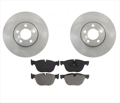 for 2007-2018 BMW X5 3.0L Gas Engine Front Disc Brake Rotors & Ceramic Pads