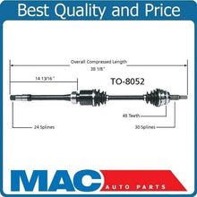 Front Right CV Axle Intermediate Shaft Fits 04-06 Lexus RX330 Front Wheel Drive