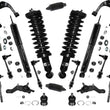 Coil Spring Strut Shocks Control Arm BJ For 96-00 4 Wheel Drive 4 Runner 20pc