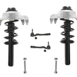 Front Non Electronic Coil Spring Struts Up Mounts For 09-16 Audi A4 4 Door 6pc