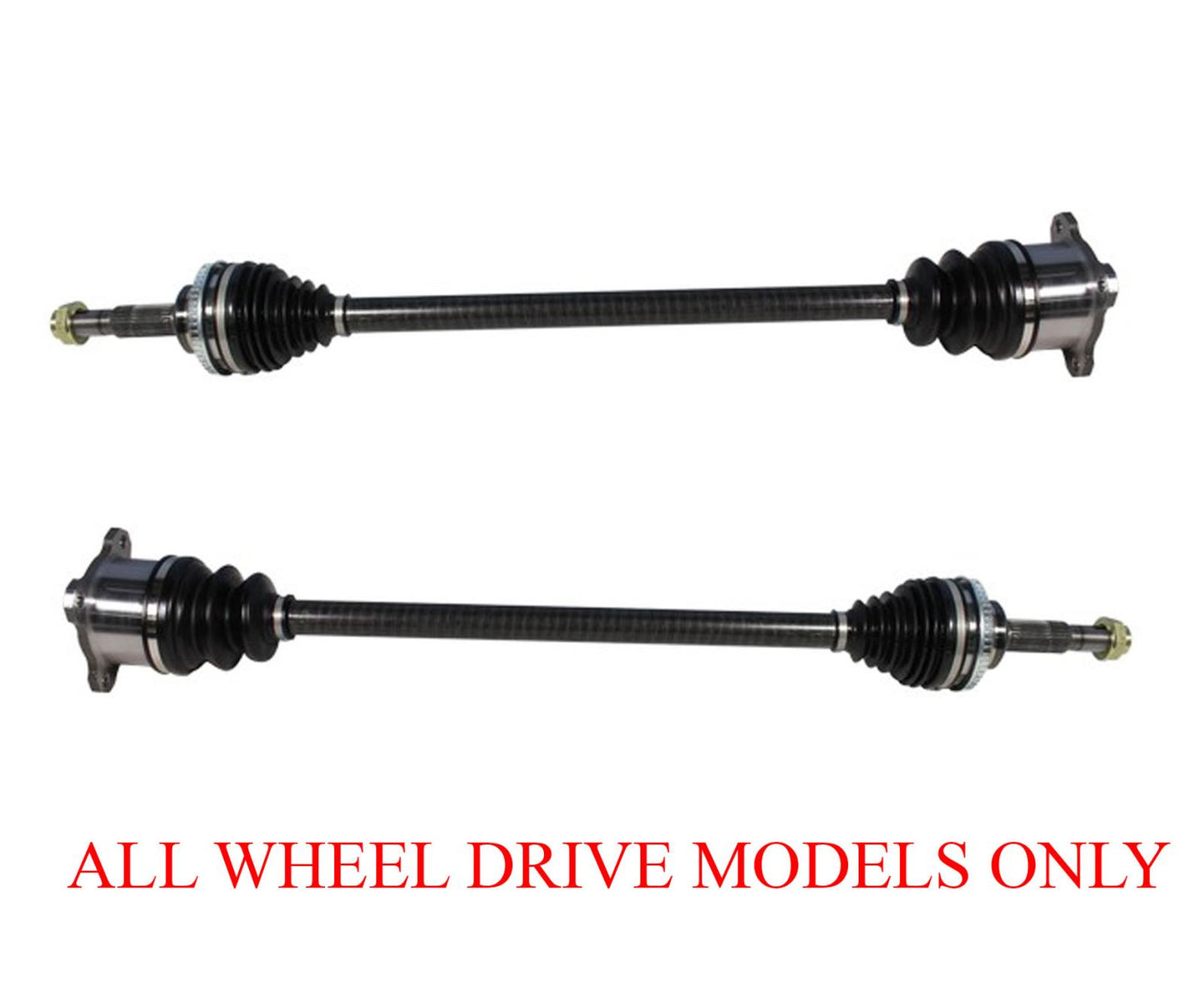 2- Eje de transmisión CV TRASERO compatible con Sienna All Wheel Drive 04-10 PARA LA PARTE TRASERA de VAN