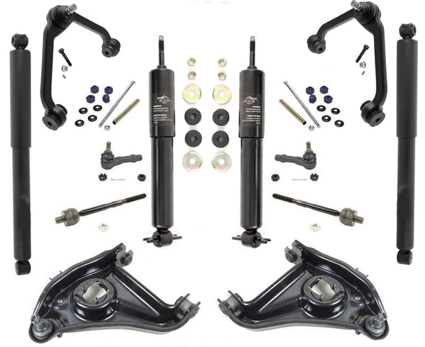Amortiguadores Brazos de control Varillas estabilizadoras Ford Ranger 98-04 Muelles helicoidales Drv de rueda trasera 14 piezas