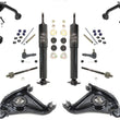 Shocks Control Arms Sway Tie Rods Ford Ranger 98-04 Rear Wheel Drv Coil Springs