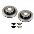 Rear brake rotors & Ceramic brake pads for BMW 335i 335X drive 335XI 2008-2013