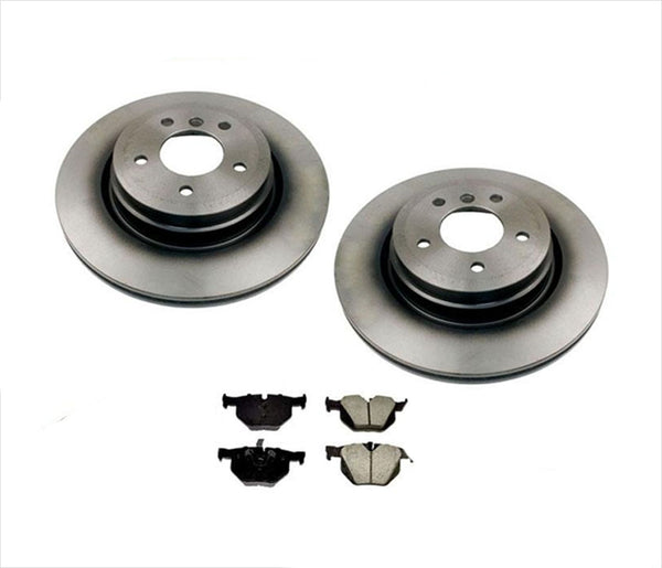 Rotor y pastillas de freno de disco trasero para BMW 08-12 335i 09-12 335i xDrive 