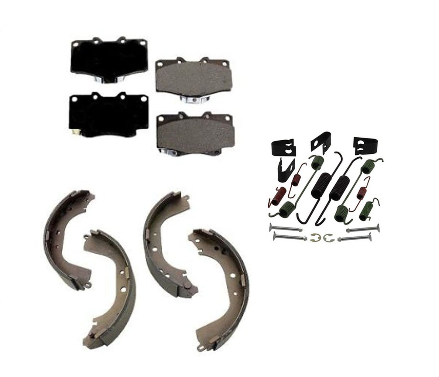 1999-2005 Grand Vitara Pastillas de cerámica delanteras y zapatas de freno orgánicas 
