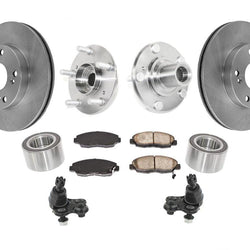 Brake Rotors Ball Joints Front Wheel Hub & Bearing Kits for Honda Civic DX 06-11