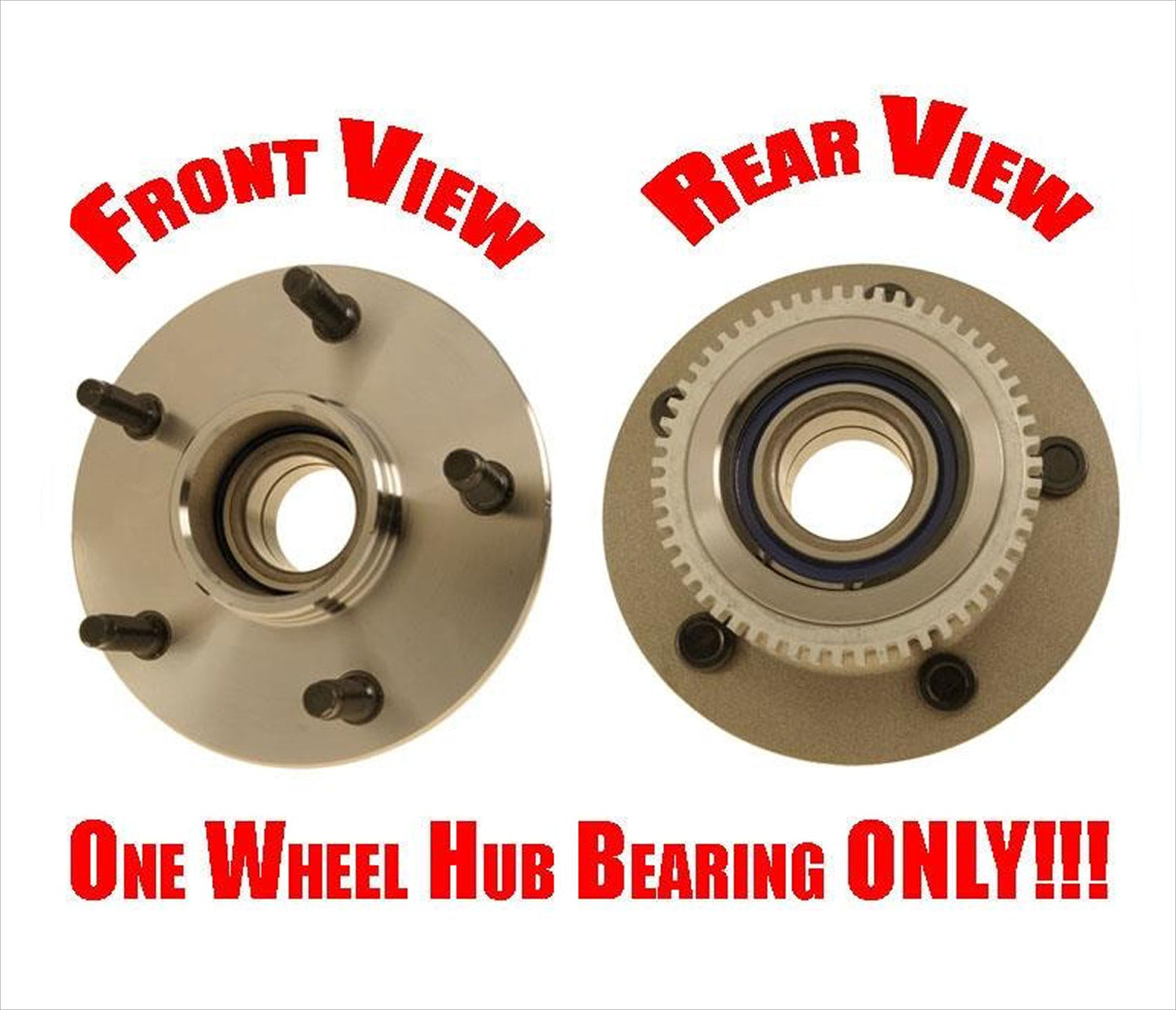 Wheel Bearing Hub Assem For Dodge 00-01 Ram 1500 Pick Up Rear Wheel Drive Only