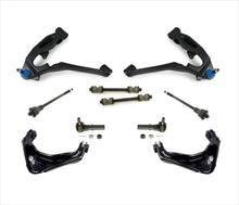 Front Upper & Lower Control Arms Tie Rods Fits CHEVROLET 01-07 SILVERADO 1500 HD