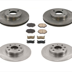 Fits 94-00 Mazda Miata MX-5 10 Inch Front & 9 3/4 Inch Rear Rotors & Brake Pads