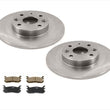 Fits For 94-00 Mazda Miata MX-5 9 7/8 Inch Rear Brake Rotors & Ceramic Pads