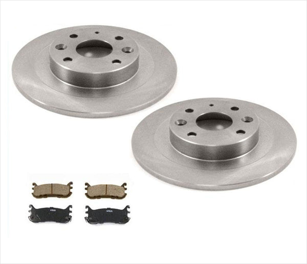 Fits For 94-00 Mazda Miata MX-5 9 7/8 Inch Rear Brake Rotors & Ceramic Pads