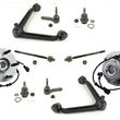 New Front Hub Bearing and Chassis Kit for Dodge 1500 Ram 5 Studs 4 Wheel Abs 4x4