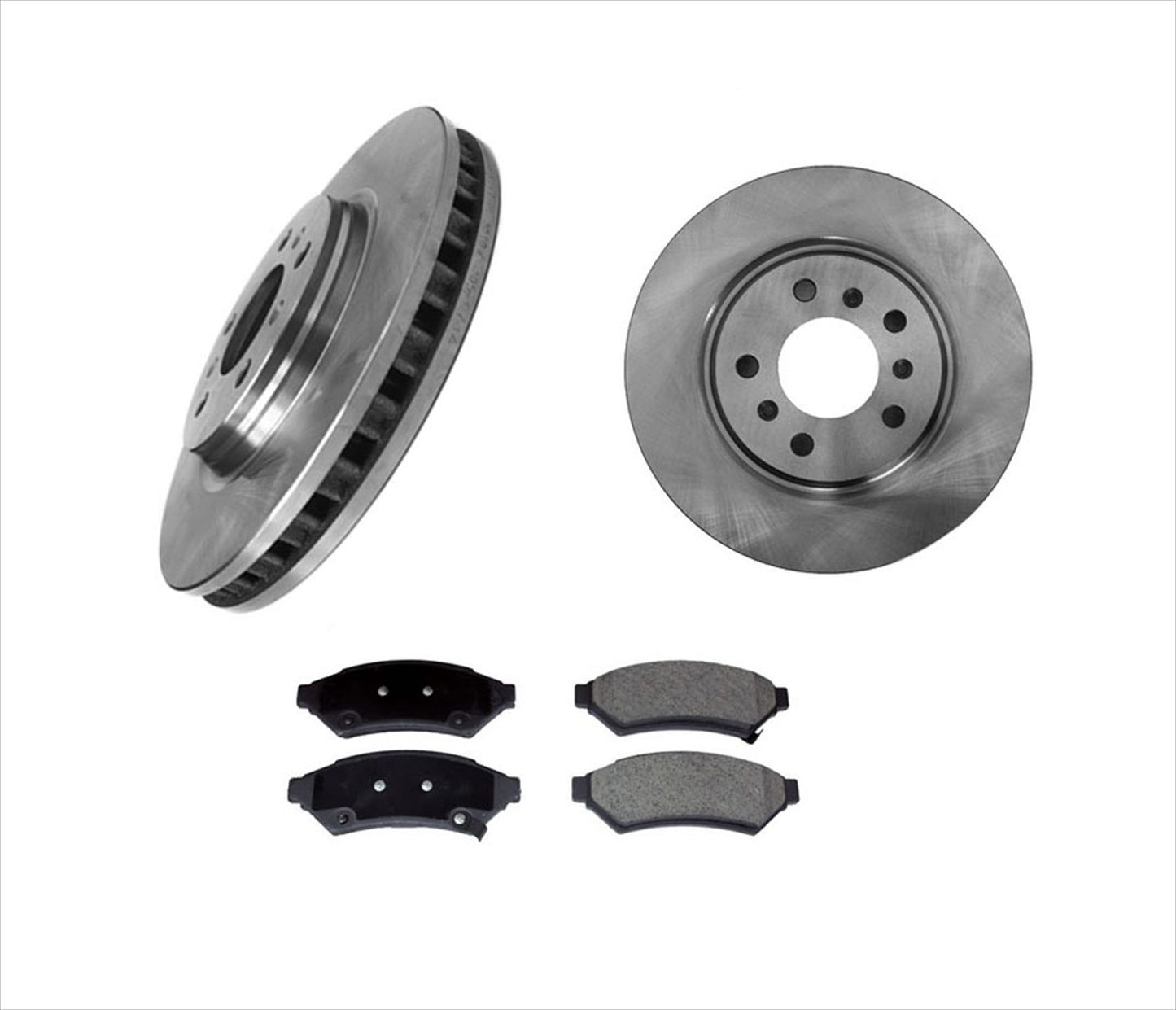 (2) Front Brake Rotors & Brake Pads for 2005 Montana Relay Uplander Terraza 3.5L